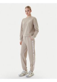 EA7 Emporio Armani Dres 7W001157 AF12501 U6225 Beżowy Regular Fit. Kolor: beżowy. Materiał: syntetyk #1