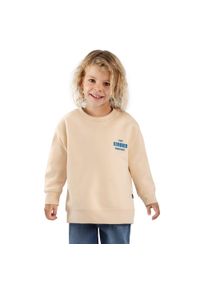 SIROKO - Chopięca bluza dresowa Lifestyle Siroko Gang. Okazja: na co dzień. Kolor: beżowy. Materiał: dresówka. Styl: casual #1