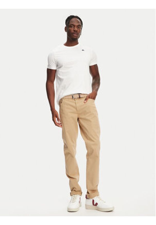 Robe di Kappa T-Shirt Luc 611187W Biały Regular Fit. Kolor: biały. Materiał: bawełna