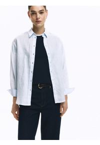 Reserved - Lniana koszula - jasnoniebieski. Kolor: niebieski. Materiał: len #1