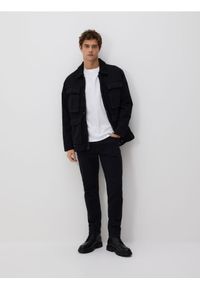 Reserved - Jeansy slim fit - czarny. Kolor: czarny