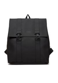 Rains Plecak MSN Bag W3 13300 Czarny. Kolor: czarny. Materiał: materiał