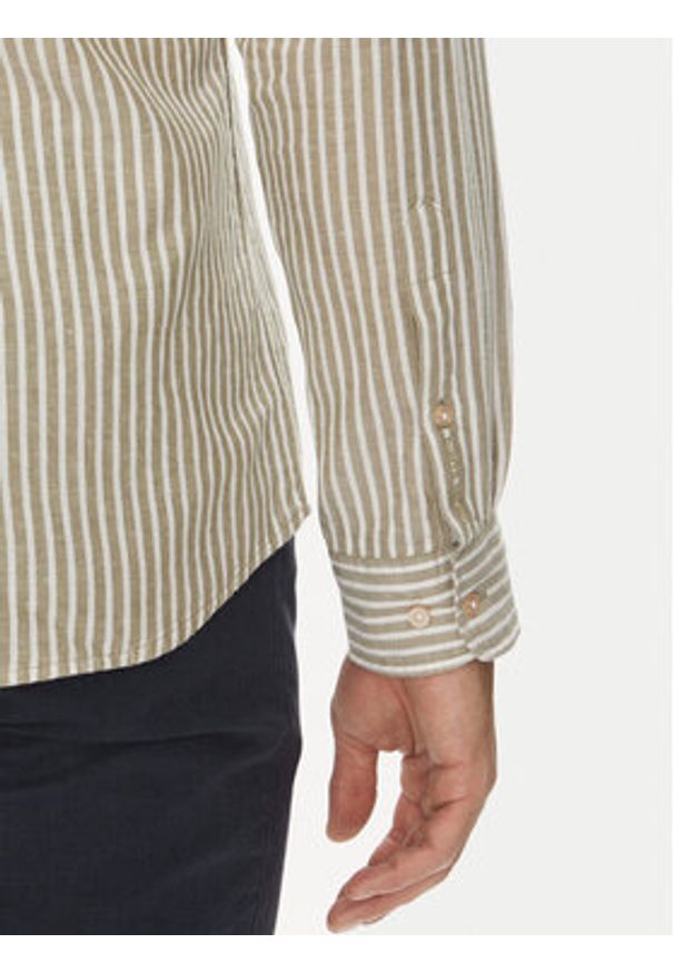 Pierre Cardin Koszula C6 41017.0482 Zielony Modern Fit. Kolor: zielony. Materiał: bawełna