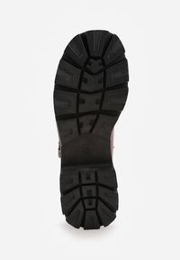 Born2be - Bordowe Lakierowane Półbuty Mary Jane na Obcasie i Platformie Daloma. Zapięcie: pasek. Kolor: czerwony. Materiał: lakier. Sezon: wiosna, lato, jesień. Obcas: na obcasie. Wysokość obcasa: średni #6