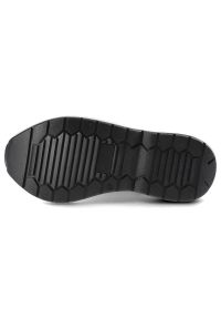 Massimo POLI - Srebrne Sneakersy Massimo Poli Damskie Modne Buty. Kolor: czarny. Materiał: zamsz, materiał, skóra, lakier. Szerokość cholewki: normalna. Obcas: na platformie. Styl: elegancki #7