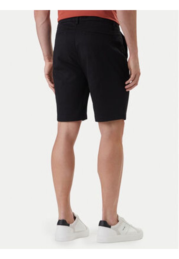 Calvin Klein Szorty materiałowe LV04LF601G Czarny Regular Fit. Kolor: czarny. Materiał: bawełna