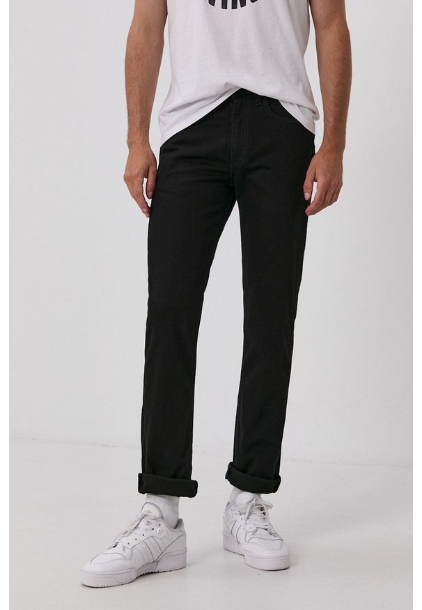 Levi's® - Levi's jeansy męskie. Okazja: na spotkanie biznesowe. Kolor: czarny. Styl: biznesowy
