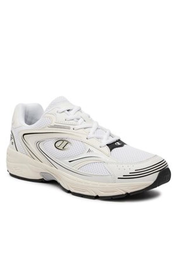 Champion Sneakersy Run 00 Low Cut Shoe S22314-CHA-WW017 Biały. Kolor: biały. Materiał: skóra. Sport: bieganie