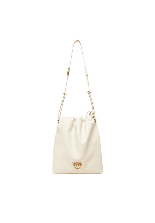 Pinko - PINKO Torebka Slouchy Classic Bag PE 25 PLTT 104359 A270 Écru. Materiał: skórzane