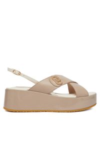 Liu Jo Sandały Flo 03 SA6141 P0102 Beżowy. Kolor: beżowy. Materiał: skóra #1