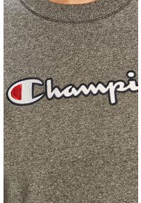 Champion - Bluza bawełniana 113190. Okazja: na co dzień. Kolor: szary. Materiał: bawełna. Wzór: aplikacja. Styl: casual #5
