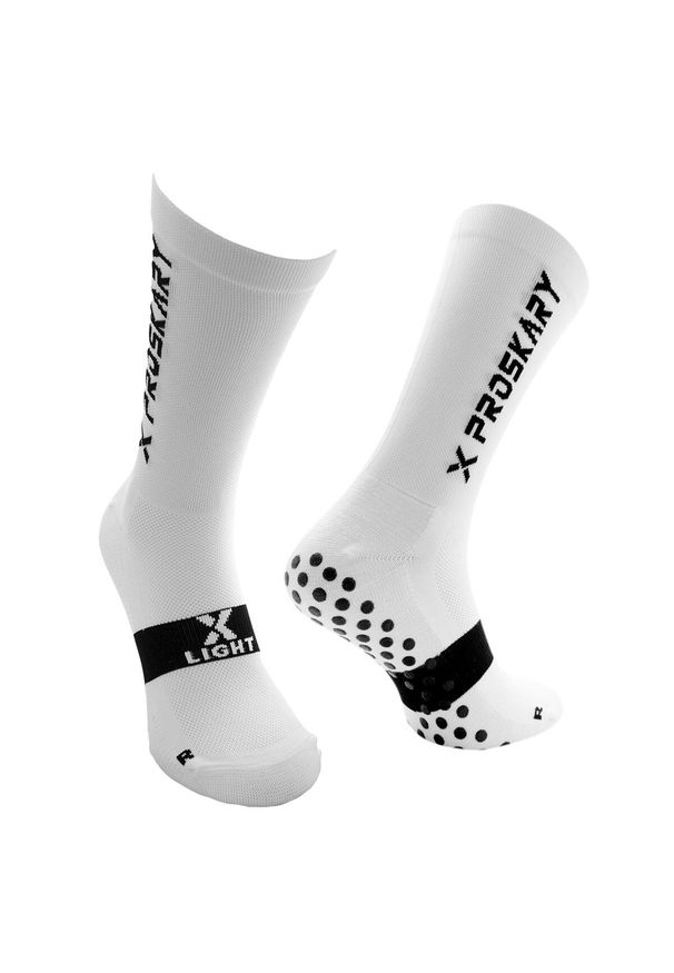 PROSKARY - Skarpety sportowe antypoślizgowe Proskary X-Light. Kolor: czarny, wielokolorowy, biały. Materiał: materiał. Sport: bieganie
