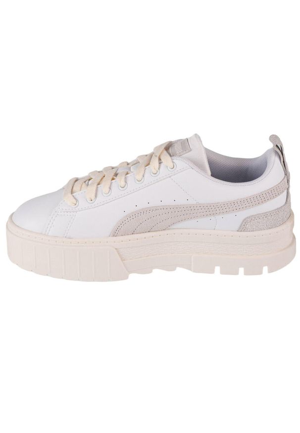 Buty do chodzenia damskie Puma Mayze Thrifted. Kolor: wielokolorowy, szary, biały. Materiał: tkanina, guma. Sport: turystyka piesza