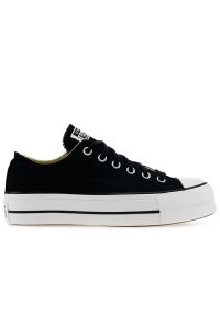 Buty Converse Ctas Lift OX 560250C - czarne. Kolor: czarny. Materiał: guma. Szerokość cholewki: normalna. Obcas: na platformie