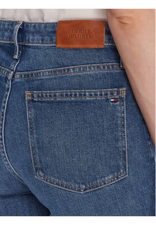 TOMMY HILFIGER - Tommy Hilfiger Jeansy WW0WW48255 Niebieski Flare Fit. Kolor: niebieski