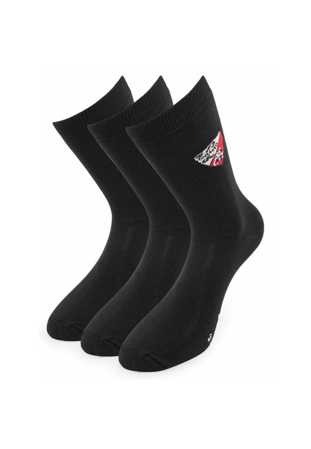 ZEAGLE - Czarne skarpetki Tonino Lamborghini 3-Pack Rozmiar 39-42 Bawełna. Kolor: czarny. Materiał: elastan, poliester, bawełna