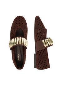 DeeZee Baleriny CEO-HY8171-1 Brązowy. Kolor: brązowy. Materiał: materiał #2