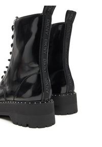 DKNY Trzewiki Batu Studs-Lace Up K4566972 Czarny. Kolor: czarny. Materiał: skóra #5