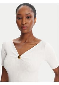 Marciano Guess Sweter 5YGR02 5875Z Biały Regular Fit. Kolor: biały. Materiał: wiskoza #3