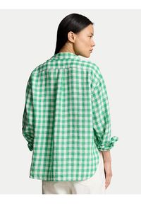 Polo Ralph Lauren Koszula 211935130003 Zielony Relaxed Fit. Typ kołnierza: polo. Kolor: zielony. Materiał: len