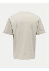 Only & Sons T-Shirt Fred 22022532 Beżowy Relaxed Fit. Kolor: beżowy. Materiał: bawełna #6