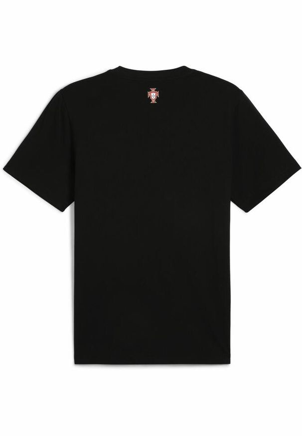 Puma - Koszulka Portugal NRGY 2025. Kolor: czarny. Wzór: napisy