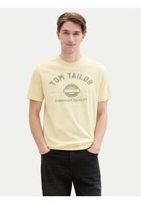 Tom Tailor T-Shirt 1037735 Żółty Regular Fit. Kolor: żółty. Materiał: bawełna #4