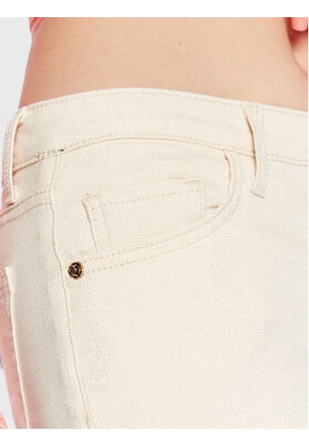 Guess Jeansy Annette W3GA99 D4ZO1 Écru Skinny Fit