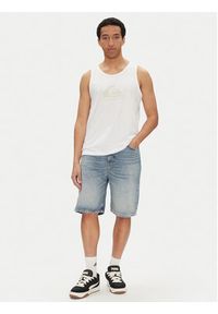 Quiksilver Tank top EQYZT08041 Biały Regular Fit. Kolor: biały. Materiał: bawełna #5