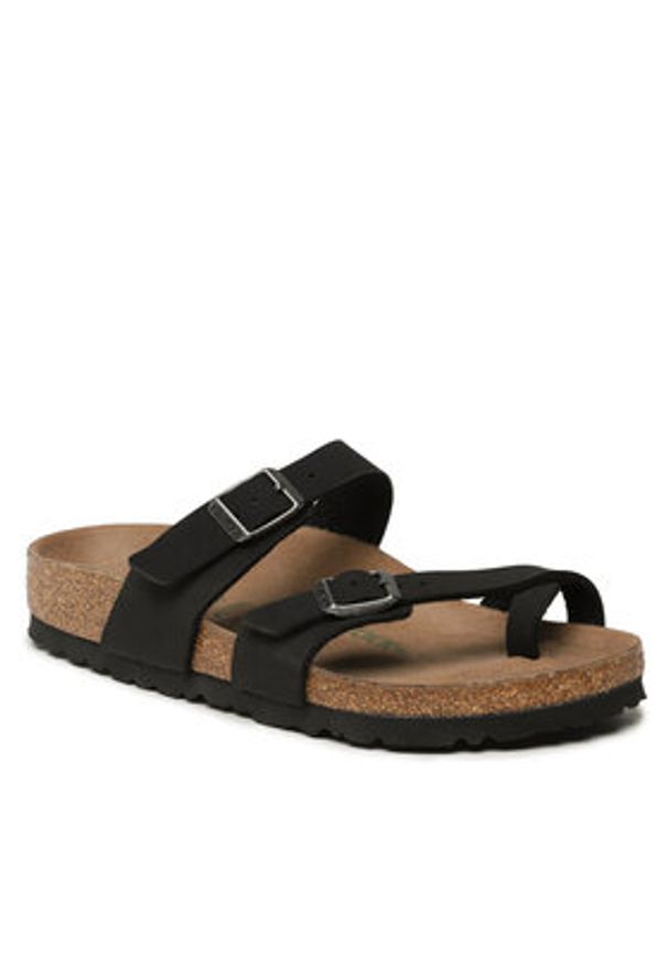 Birkenstock Japonki Mayari Birko-Flor 1021231 Czarny. Kolor: czarny. Materiał: syntetyk