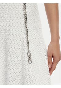 MICHAEL Michael Kors Sukienka codzienna MS683DUKS1 Biały Regular Fit. Okazja: na co dzień. Kolor: biały. Materiał: syntetyk. Typ sukienki: proste. Styl: casual #4
