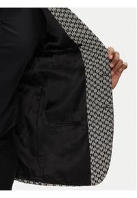 Karl Lagerfeld - KARL LAGERFELD Marynarka 155106 553115 Szary Regular Fit. Typ kołnierza: dekolt w karo. Kolor: szary. Materiał: wiskoza #2