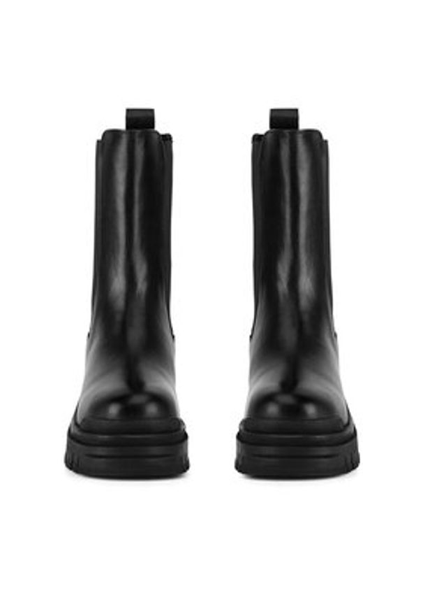 Badura Botki IRINA-01W4-001 Czarny. Kolor: czarny. Materiał: skóra