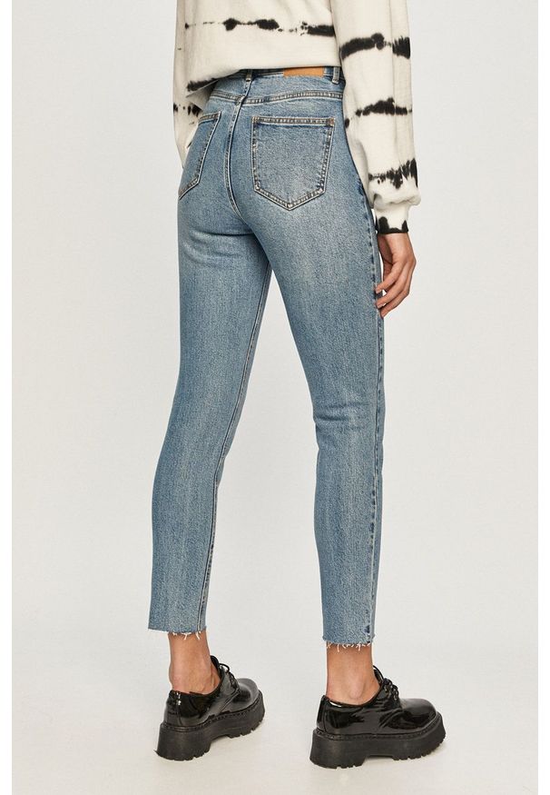 Vero Moda - Jeansy VMBrenda. Stan: podwyższony. Kolor: niebieski