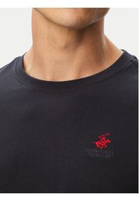Beverly Hills Polo Club T-Shirt P-SS26M-TS41740 Granatowy Regular Fit. Typ kołnierza: polo. Kolor: niebieski. Materiał: bawełna #3