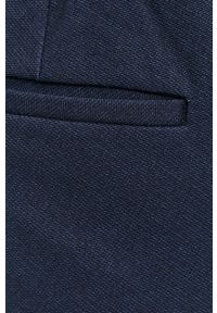 Sisley Spodnie męskie kolor granatowy proste. Kolor: niebieski. Materiał: tkanina. Wzór: gładki