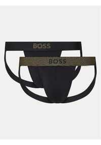 BOSS - Boss Komplet 2 par slipów Jock Strap 50524439 Czarny. Kolor: czarny. Materiał: bawełna #1