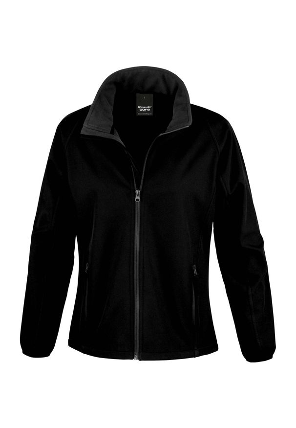 RESULT - Kurtka Result Softshell Femme Printable. Kolor: czarny. Materiał: softshell