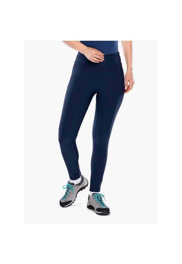 Legginsy damskie Montane Ineo Pants. Kolor: niebieski. Sport: turystyka piesza