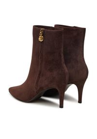 Coccinelle Botki E4 SB2 11 01 01 Brązowy. Kolor: brązowy. Materiał: zamsz, skóra #6