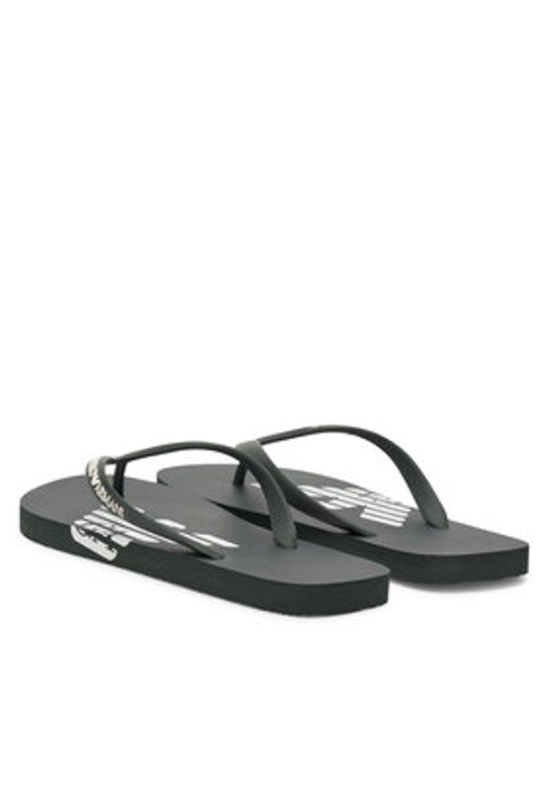 Emporio Armani Japonki XVQS08 XN746 U538 Kolorowy. Kolor: zielony. Materiał: syntetyk. Wzór: kolorowy