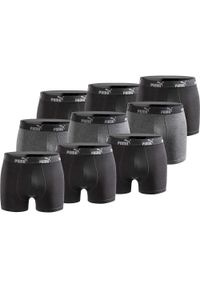 Bokserki majtki męskie Puma Boxershorts 9-pak bawełniane. Kolor: szary, wielokolorowy, czarny. Materiał: bawełna. Sport: fitness #1