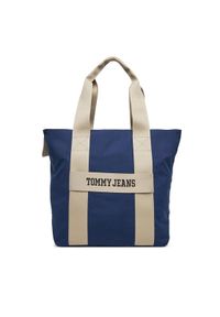 Tommy Jeans Torba Tjm Retro Cool Tote AM0AM13278 Granatowy. Kolor: niebieski. Materiał: materiał