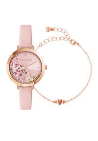 Ted Baker Zestaw zegarek i bransoletka Phylipa BKG028100 Różowy. Kolor: różowy #3