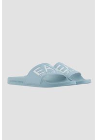 EA7 Emporio Armani - EA7 EMPORIO ARMANI Błękitne klapki Flip flops, Rozmiar 37. Kolor: niebieski #5