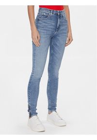 Calvin Klein Jeans Jeansy J20J222773 Niebieski Super Skinny Fit. Kolor: niebieski