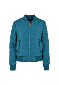 Damska nylonowa kurtka diamentowa Urban Classics GT. Kolor: niebieski, wielokolorowy, różowy. Materiał: nylon. Sezon: zima #1