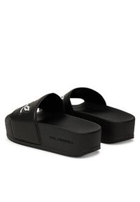 Karl Lagerfeld - KARL LAGERFELD Klapki Kondo Maxi KL80872 Czarny. Kolor: czarny. Materiał: skóra #3