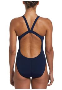 Strój Kąpielowy Nike Hydrastrong Solid Fastback – Granatowy – Rozmiar 40. Kolor: niebieski. Materiał: materiał