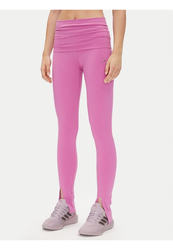 Adidas by Stella McCartney - adidas by Stella McCartney Legginsy TrueStrength JJ1629 Różowy Slim Fit. Kolor: różowy. Materiał: syntetyk
